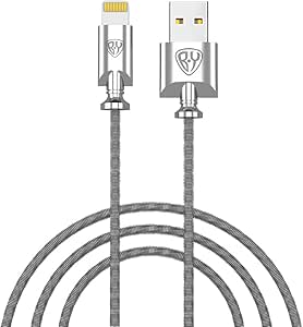 BYWORLD Original USB A- iP Cable 1M 2.4A Metal Braid Charging and Data Transfer