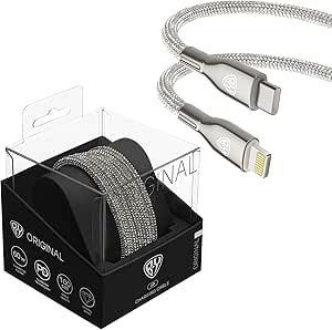 BYWORLD Premium Crystals Coated USB C to iP Charger Cable Compatible for iPhone 14/14 Pro/14 Plus/14 Pro Max, iPhone 13 Pro 12 Pro Max 11 XS 7 Plus 6S ipad in Gift Pack (Silver Crystals)